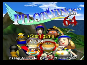 Pilotwings 64 (Europe) (En,Fr,De) screen shot title